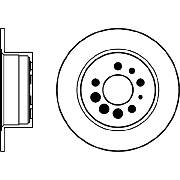 Pagid Brakes Brake Disc, 355100891 355100891 - main